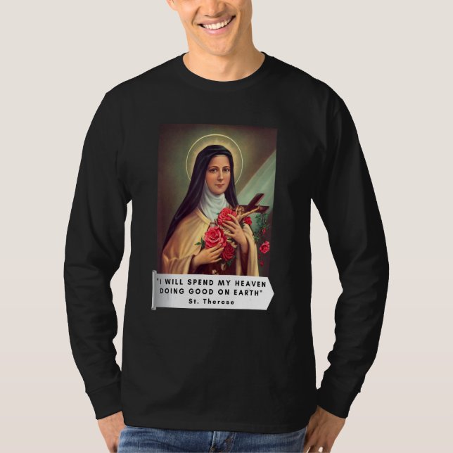 Camiseta Santa Teresa De Lisieux Saint Therese De Niño Jesú (Anverso)