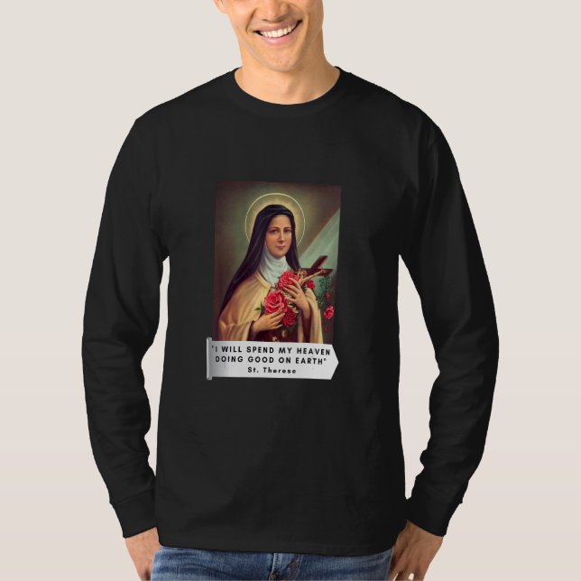 Camiseta Santa Teresa De Lisieux Saint Therese De Niño Jesú (Anverso)
