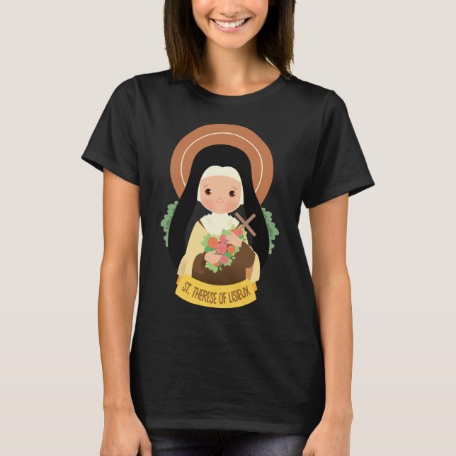 Camiseta Santa Teresa de Lisieux - Teresa del niño Jesu (Anverso)