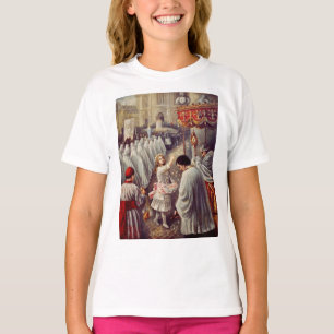 Camiseta Santa Teresita lanzando rosas Corpus Domini Arte f