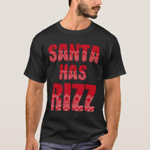 Camiseta Santa Tiene Rizz - Divertido Slang de Gen Alpha Na