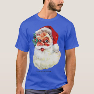 Camiseta Santa tiene un vientre como un tazón lleno de gela