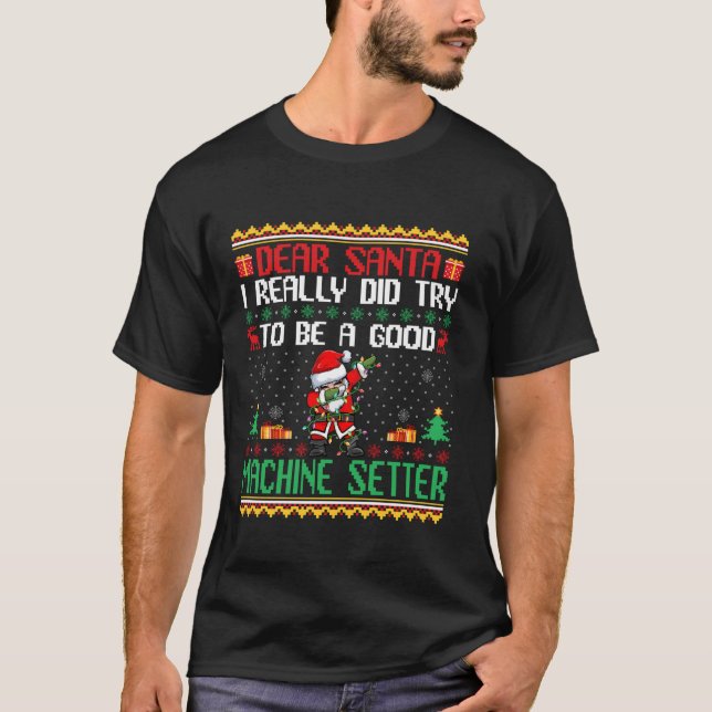 Camiseta Santa trata de ser un buen Cristo divertido (Anverso)