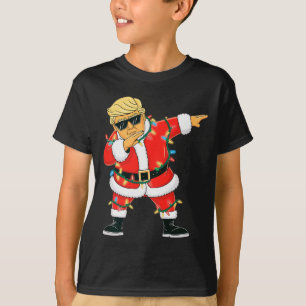Camiseta Santa Trump Navidad Dab Xmas Hombres Mujeres Niños