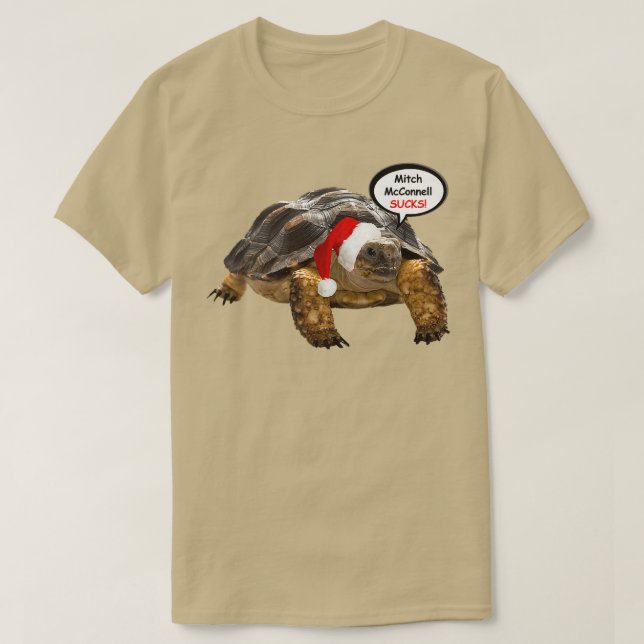 Camiseta Santa Turtle odia a Mitch McConnell  (Diseño del anverso)