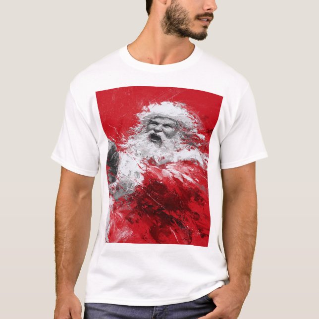 Camiseta Santa Unbound – Crimson Shout of Winter (Anverso)
