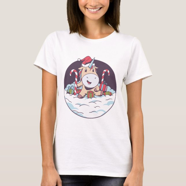 Camiseta Santa Unicornio (Anverso)