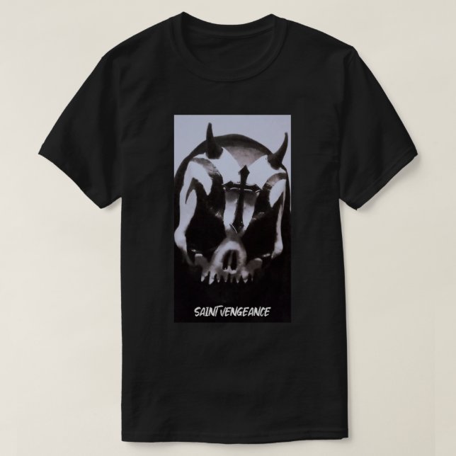 CAMISETA SANTA VENGANZA  (Diseño del anverso)