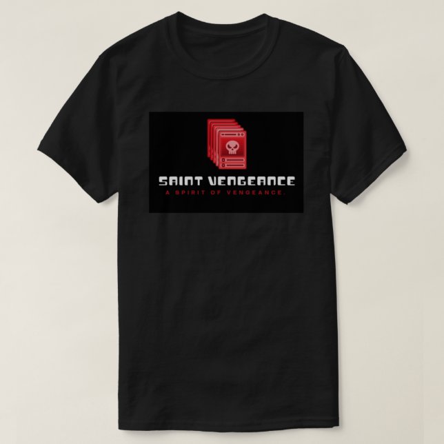 CAMISETA SANTA VENGANZA  (Diseño del anverso)
