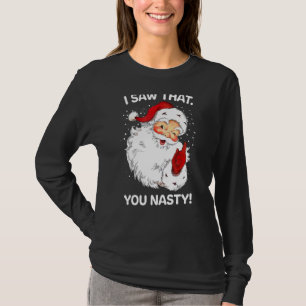 Camiseta Santa Vio Que Usted Es Muy Gracioso Dice Retro Chr