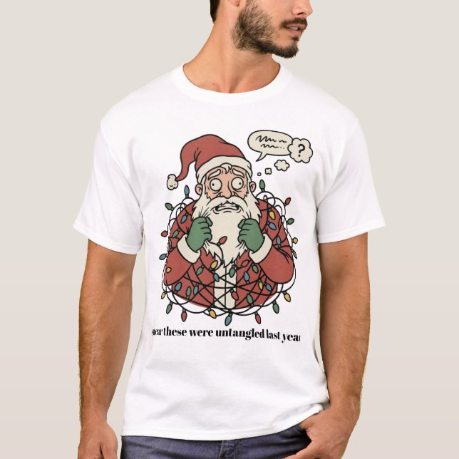 Camiseta Santa vs. The Lights – Holiday Breakdown Tee (Anverso)