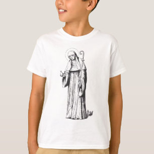 Camiseta Santa Walpurga misionera medieval anglosajona