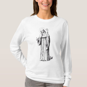 Camiseta Santa Walpurga misionera medieval anglosajona