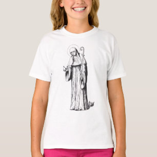 Camiseta Santa Walpurga misionera medieval anglosajona