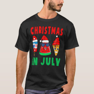 Camiseta Santa Watermelon Ice Pops Helado Verano Christine