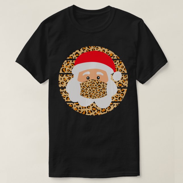 Camiseta Santa Wearing Mask Santa Quarantine Navidades Le (Diseño del anverso)