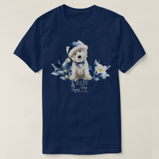 Camiseta Santa Westie  (Diseño del anverso)