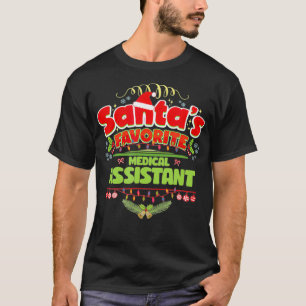 Camiseta Santa Xmas Gift Christmas Gifts For Medical assist