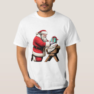 Camiseta Santa y el Niño Jesús