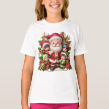 Santa y niños 