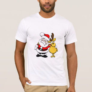 Camiseta Santa y Reindeer