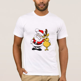 Camiseta Santa y Reindeer