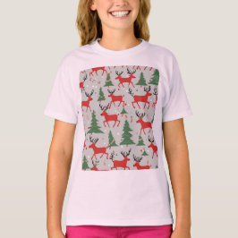 Camiseta Santa y Reno
