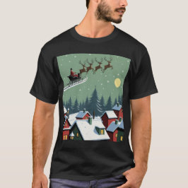 Camiseta Santa y su Sleigh