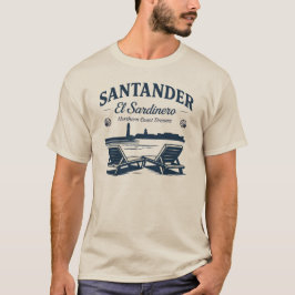 Camiseta Santander El Sardinero Beach Northern Coast Dreams