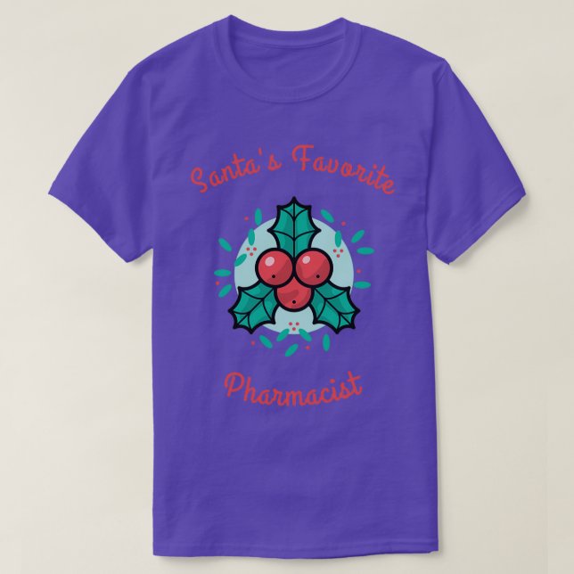 Camiseta Santas Farmacéutica favorita 14 (Diseño del anverso)