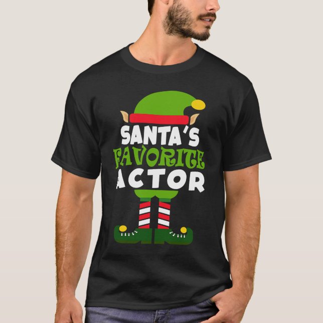 Camiseta Santa's Favorite Actor Theatre  Christmas Vacation (Anverso)