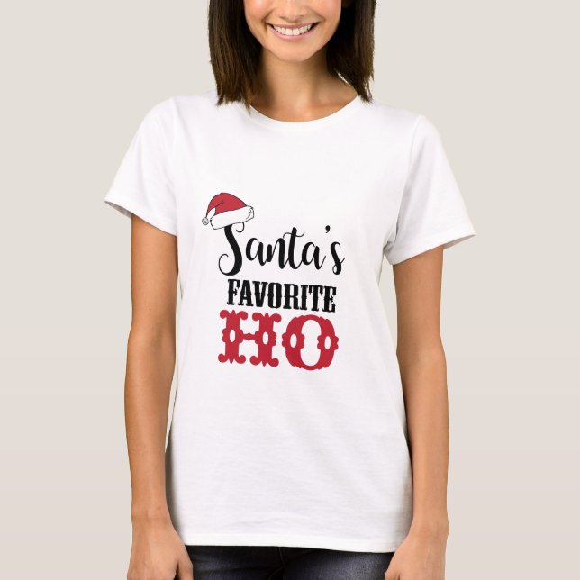 Camiseta santas-favorite-ho-01 (Anverso)