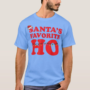 Camiseta Santas Favorite Ho  Funny Christmas Pajama Matchin