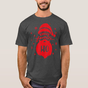 Camiseta Santas Favorite Ho Funny Christmas Xmas Costume Sa