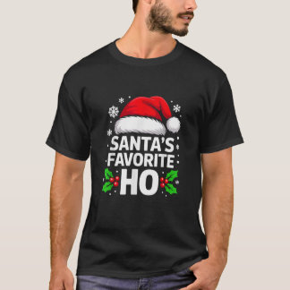 Camiseta Santa's Favorite Ho Holiday Christmas Fun