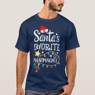 Camiseta Santas Favorite Pharmacist Christmas Dispensing