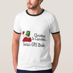Camiseta Santas GPS rompieron navidad están cancelados