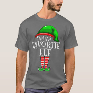 Camiseta Santas Grupo Elf Favorito que Coincide con la Fami