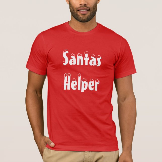 Camiseta Santas Helper T-Shirt (Anverso)