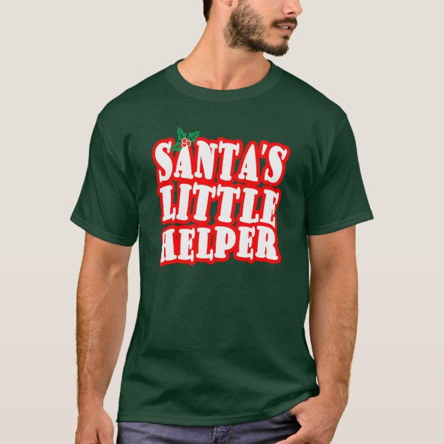 Camiseta Santas Little Helper (Anverso)