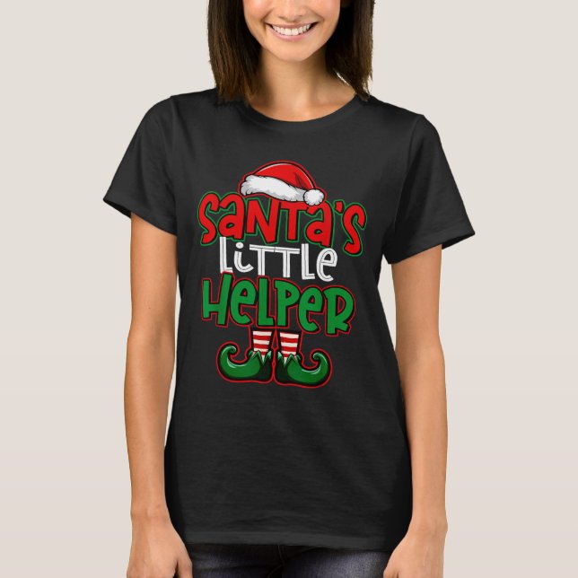 Camiseta Santa's Little Helper Espresso Martini Christmas T (Anverso)