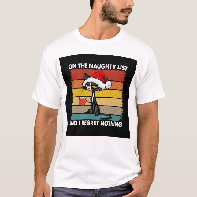 Camiseta Santas Naughty List (Anverso)