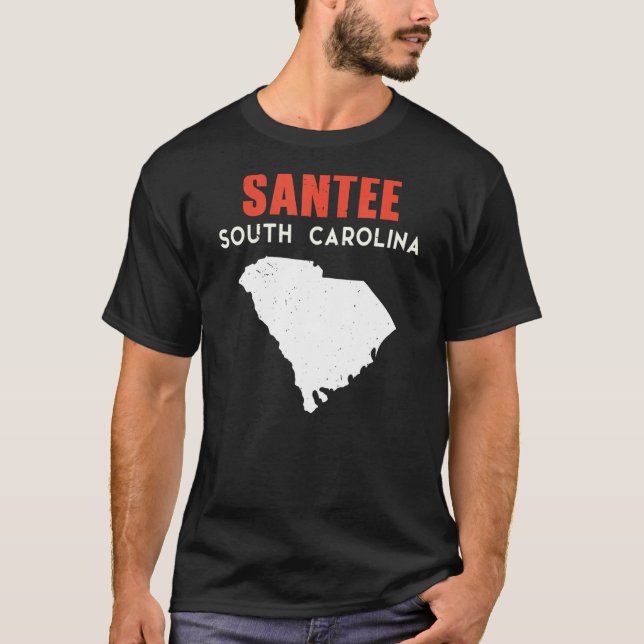 Camiseta Santee South Carolina USA State America Travel (Anverso)