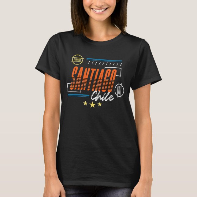 Camiseta Santiago Chile (Anverso)