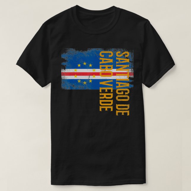 Camiseta Santiago de Cabo Verde Cabo Verde (Diseño del anverso)