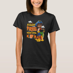 Camiseta Santiago De Los Mares Un Buen Pirata Nunca Se Rind