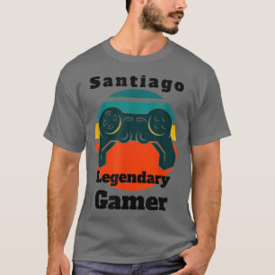 Camiseta Santiago Legendary Gamer Video Game Player Control