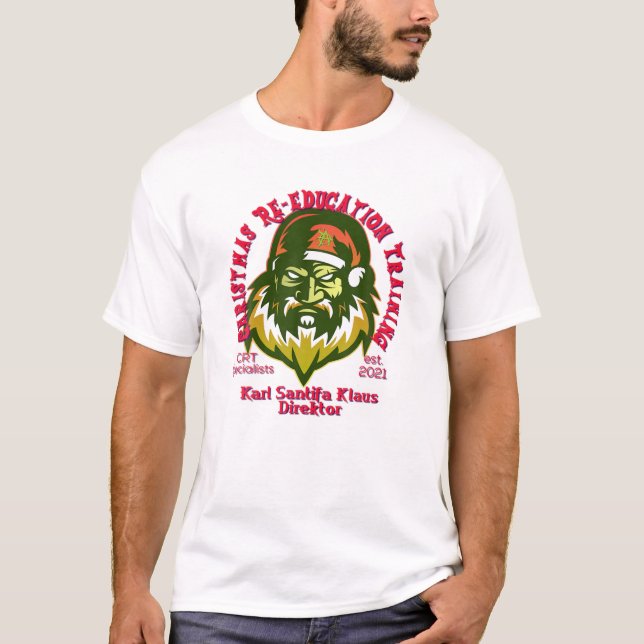 Camiseta Santifa Claus Woke Santa Klaus Navidades contra Ma (Anverso)