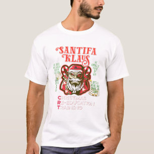 Camiseta Santifa Claus Woke Santa Klaus Navidades contra Ma