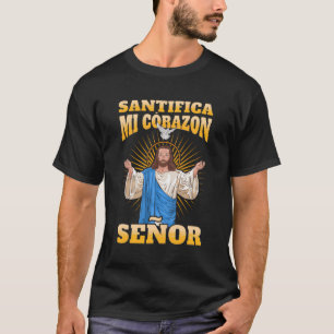 Camiseta Santifica Mi Corazã"N Seã"O
